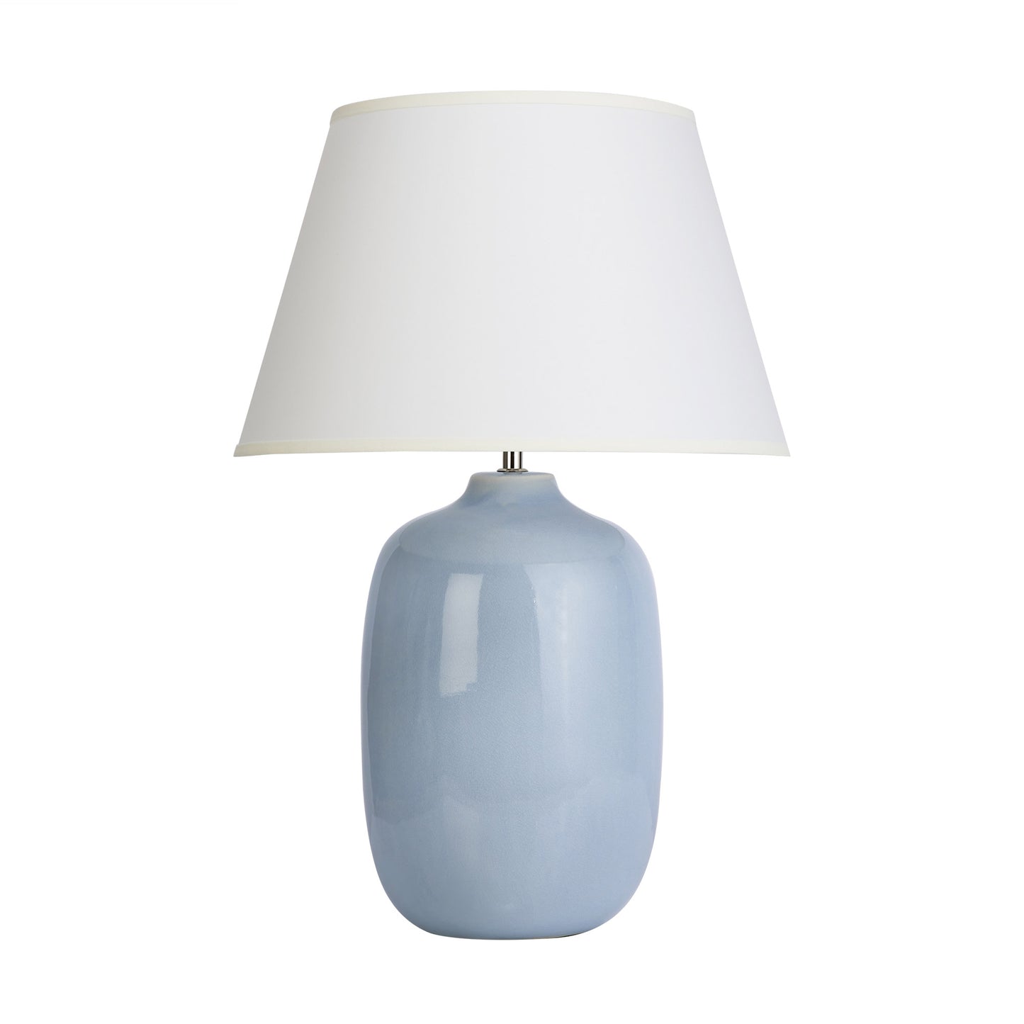 Fleur Linen Table Lamp - Verde Table Lamp Bloomingdales Lighting Light Blue Fine Cream Linen