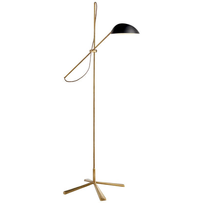 AERIN Graphic Floor Lamp - Brass & White Floor Lamp Bloomingdales Lighting Black  