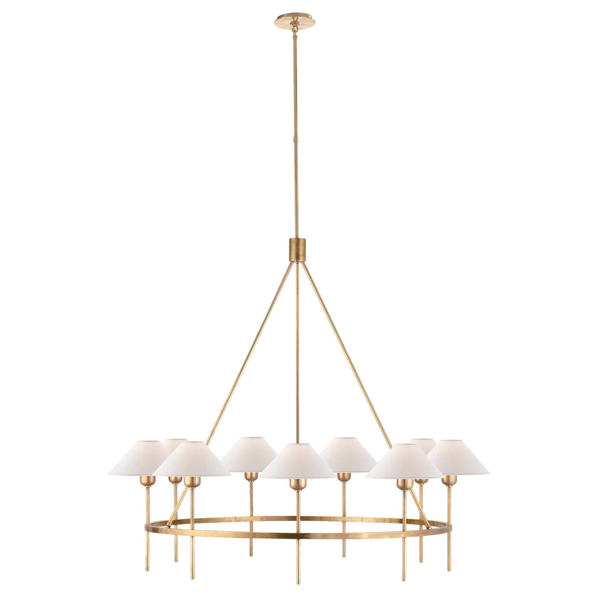 J. Randall Powers Hackney Large Chandelier - Bronze Pendant Light Bloomingdales Lighting Brass  