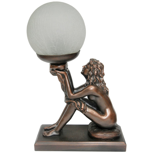 Helen Sculptural Art Deco Table Lamp Table Lamp G&G Bros