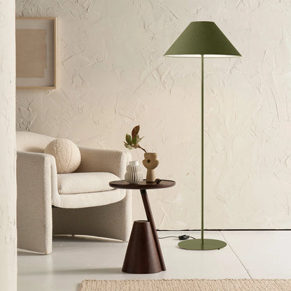 Hetta Linen Floor Lamp Floor Lamp Mayfield Lighting