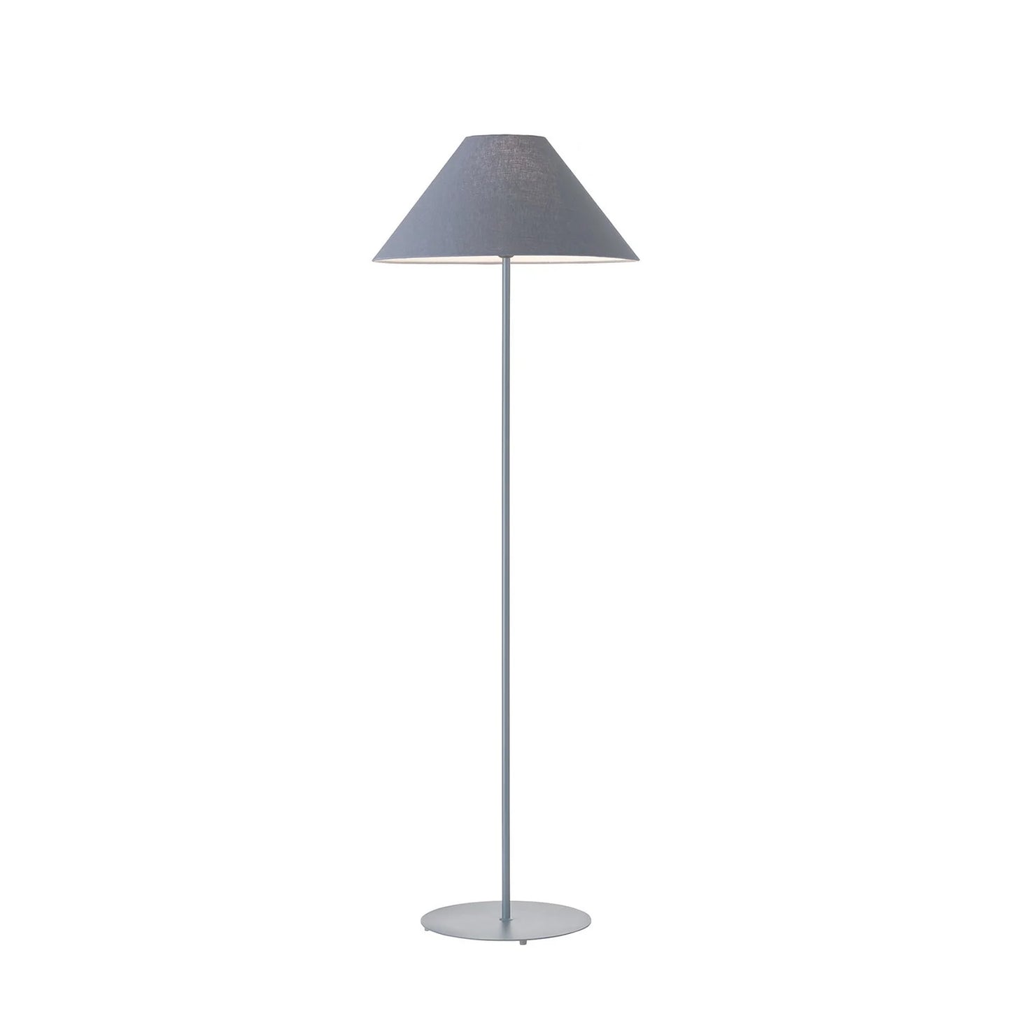 Hetta Linen Floor Lamp Floor Lamp Mayfield Lighting Blue Stone