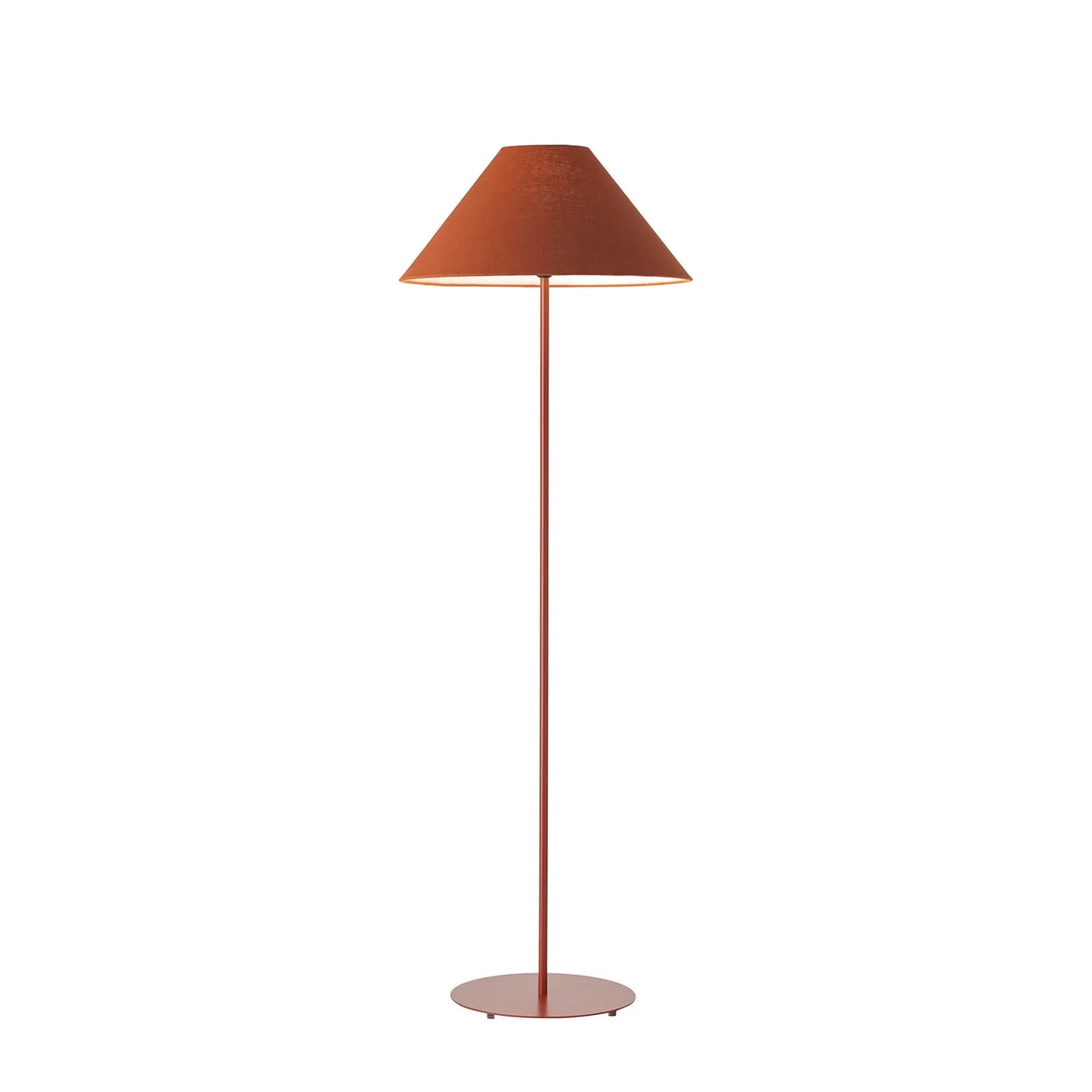 Hetta Linen Floor Lamp Floor Lamp Mayfield Lighting Paprika