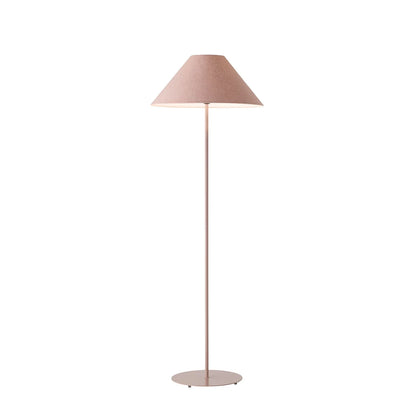 Hetta Linen Floor Lamp Floor Lamp Mayfield Lighting Vintage Rose