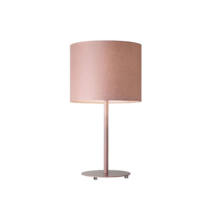 Hetta Linen Shade Table Lamp Table Lamp Mayfield Lighting Vintage Rose