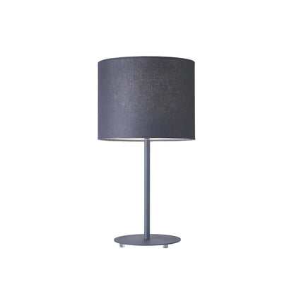 Hetta Linen Shade Table Lamp Table Lamp Mayfield Lighting Blue Stone