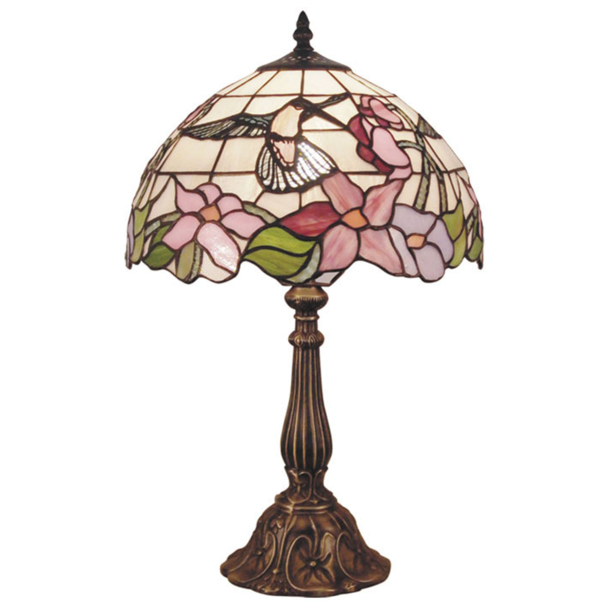 Hummingbird Leadlight Stained Glass Table Lamp – Luxe Pendant Lighting
