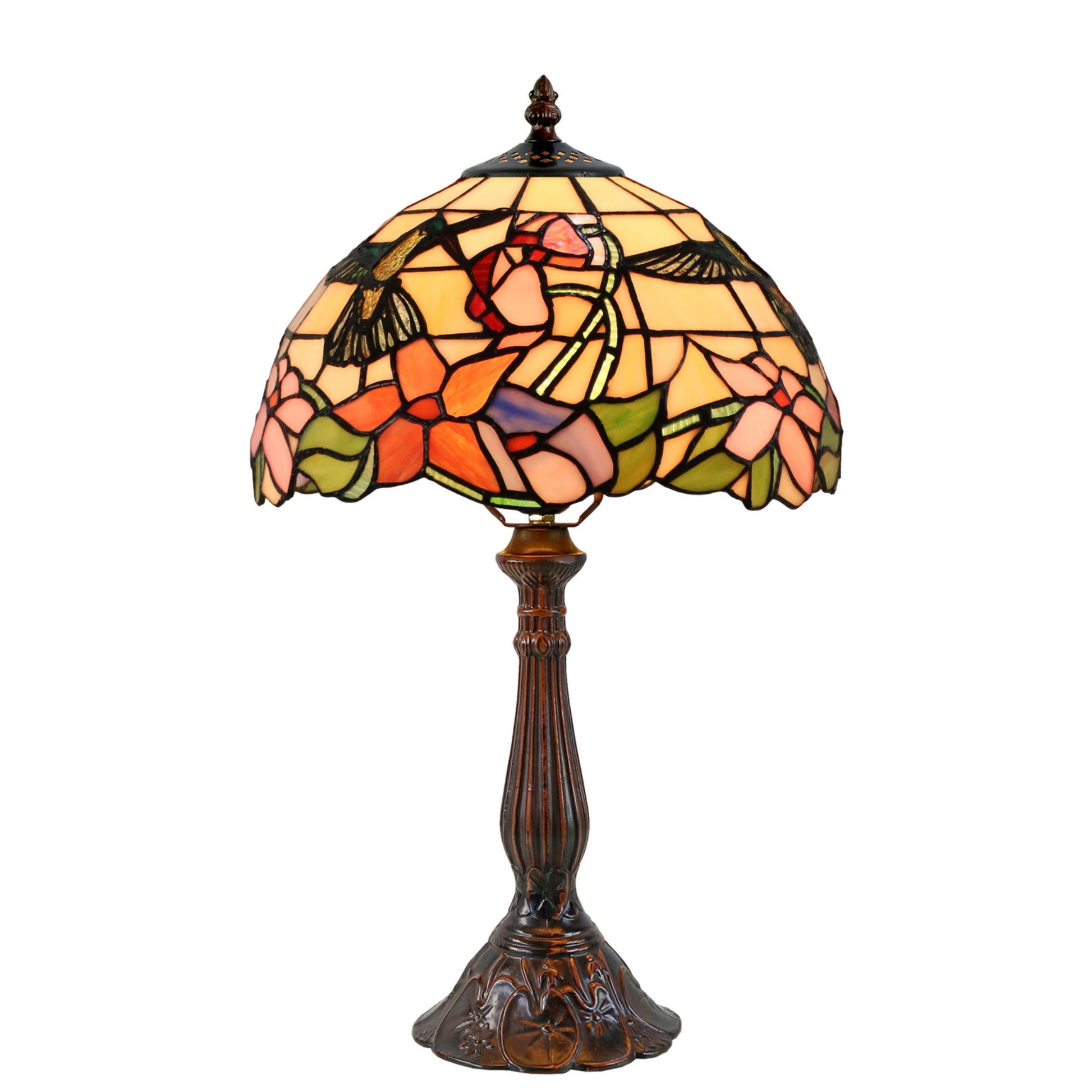 Hummingbird Leadlight Stained Glass Table Lamp Table Lamp G&G Bros