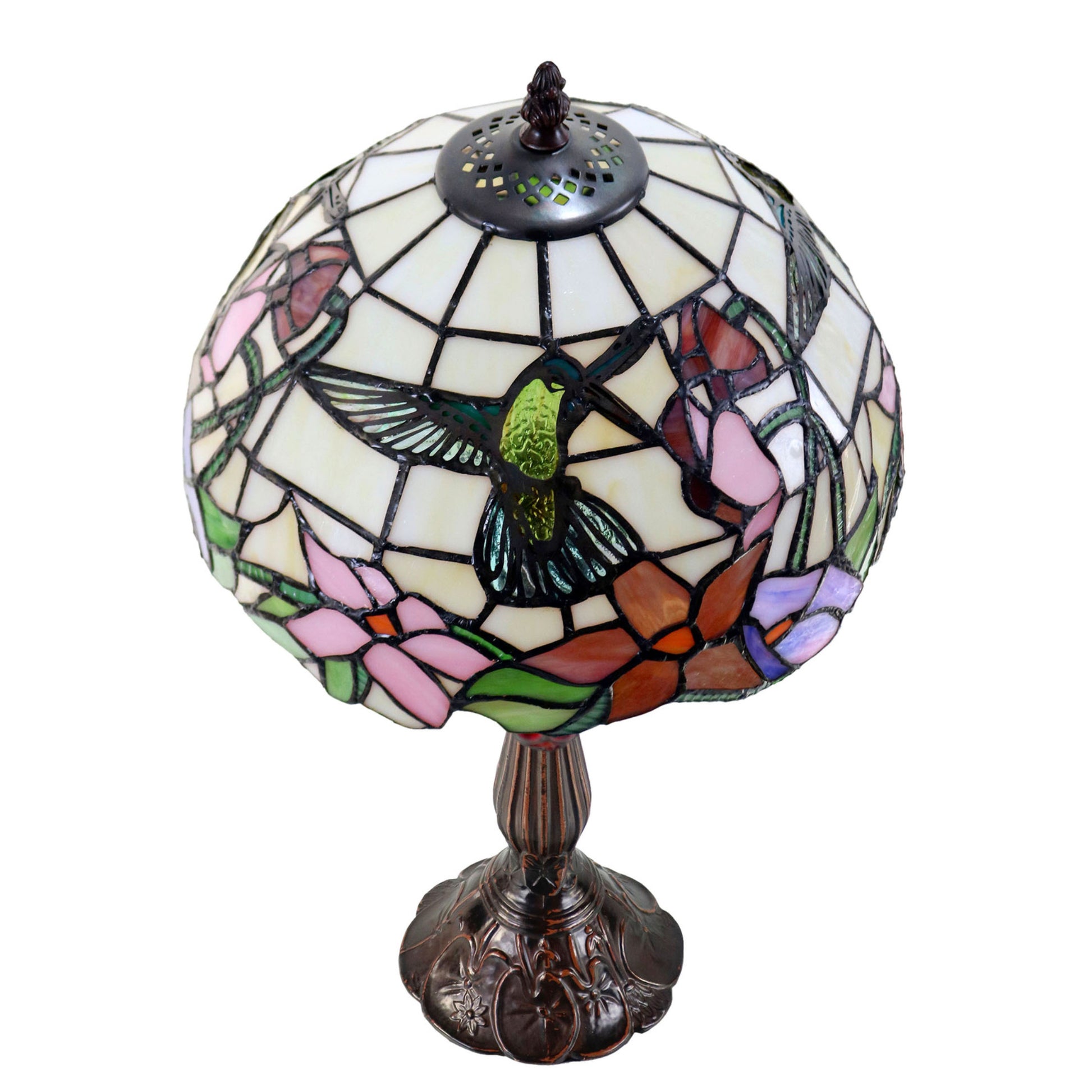 Hummingbird Leadlight Stained Glass Table Lamp Table Lamp G&G Bros
