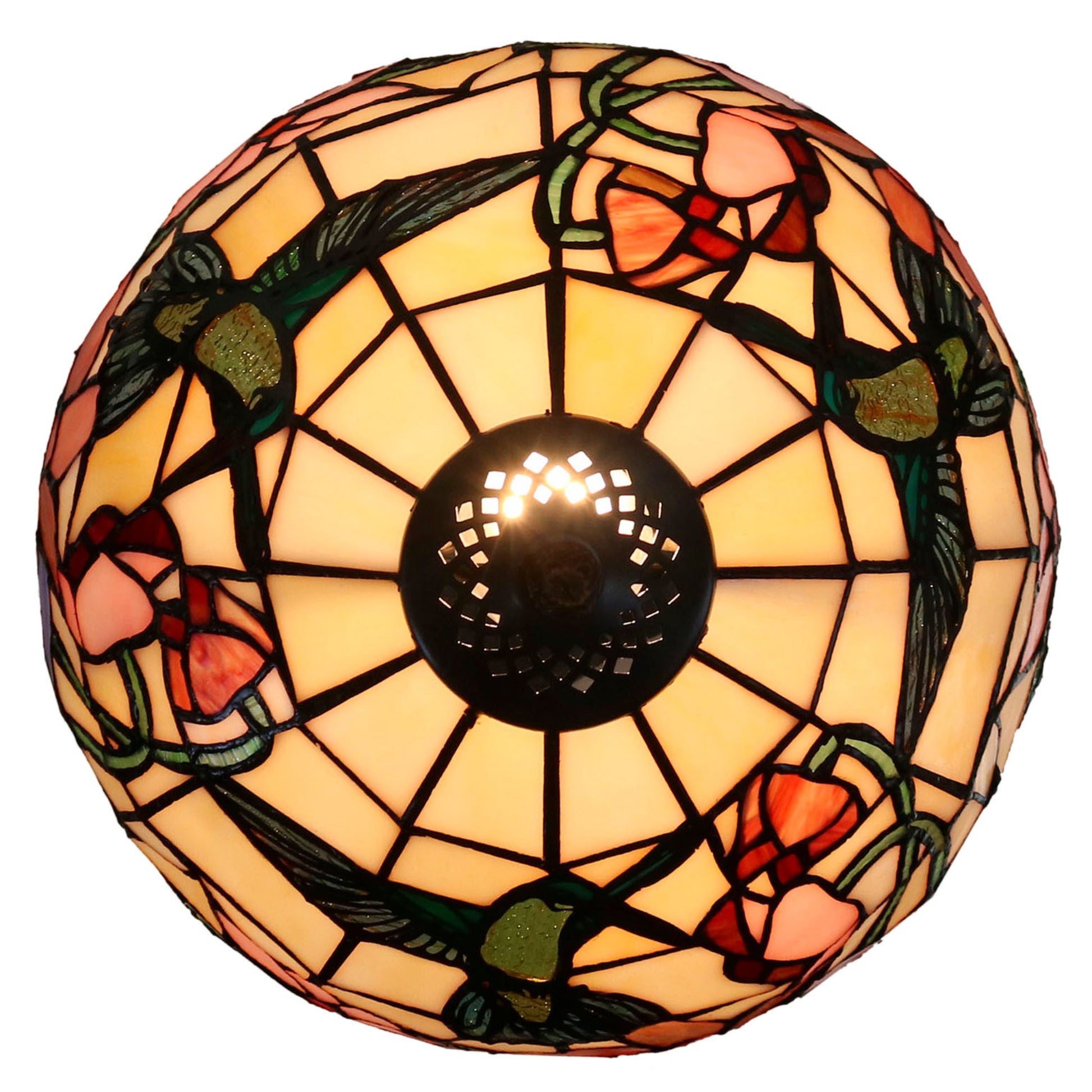Hummingbird Leadlight Stained Glass Table Lamp Table Lamp G&G Bros