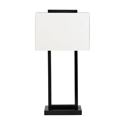 Huxley Linen Table Lamp - Bronze Table Lamp Bloomingdales Lighting   