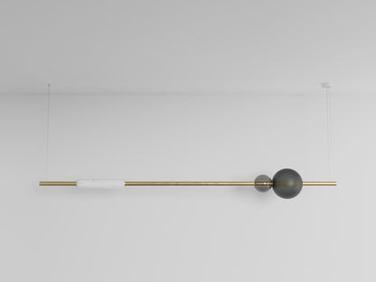 Comet Linear Tube Pendant Light Pendant Light ILANEL