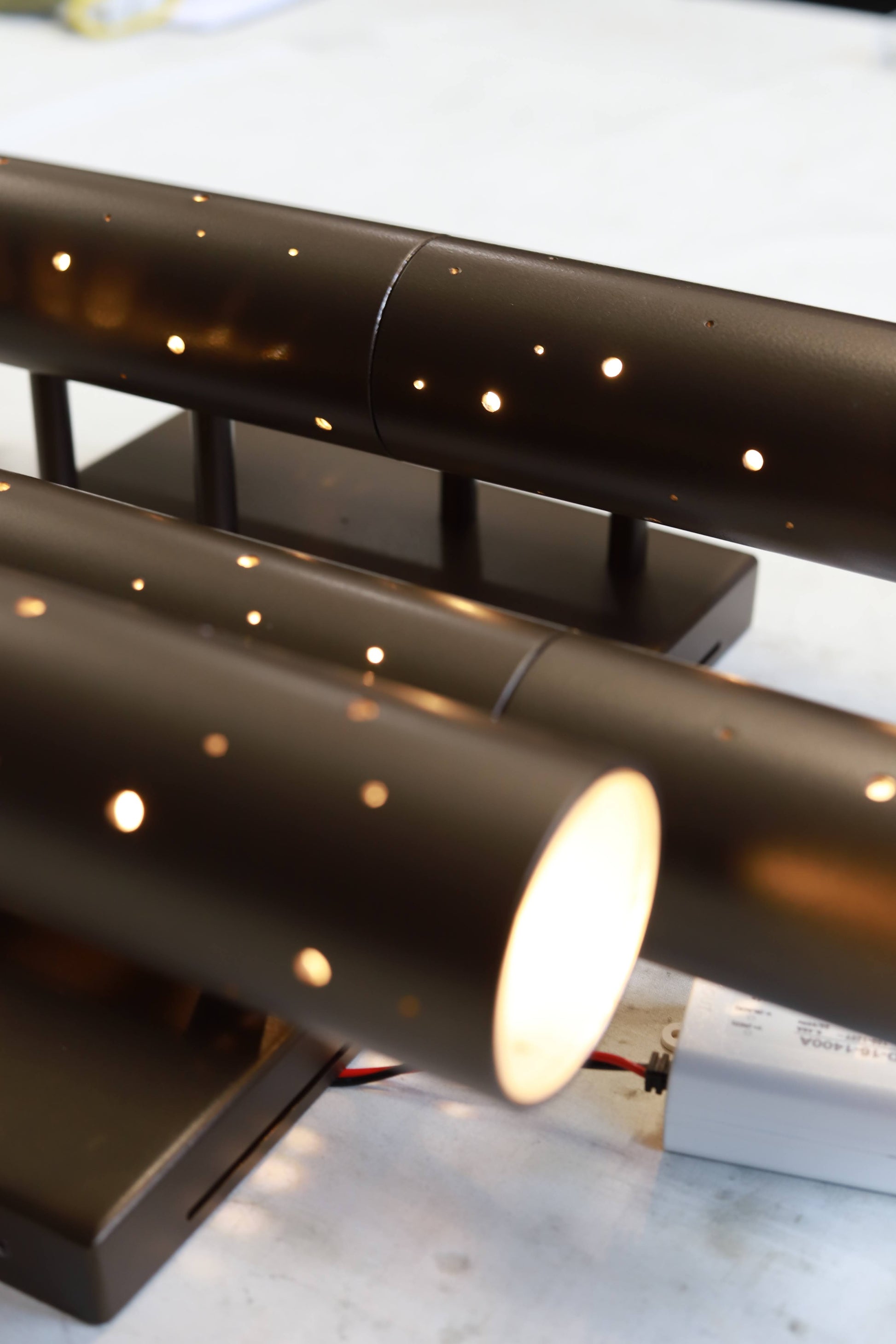 Stardust Double Fluted Wall Light Wall Light ILANEL