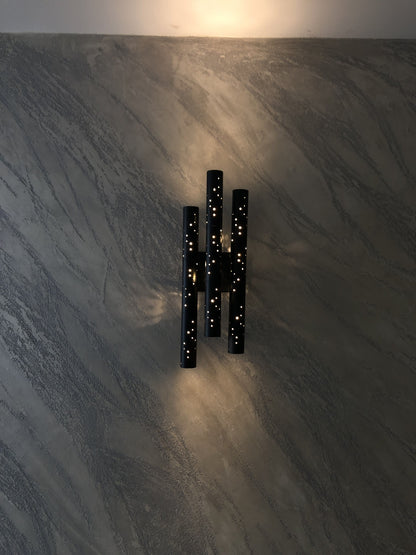 Stardust Triple Fluted Wall Light Wall Light ILANEL