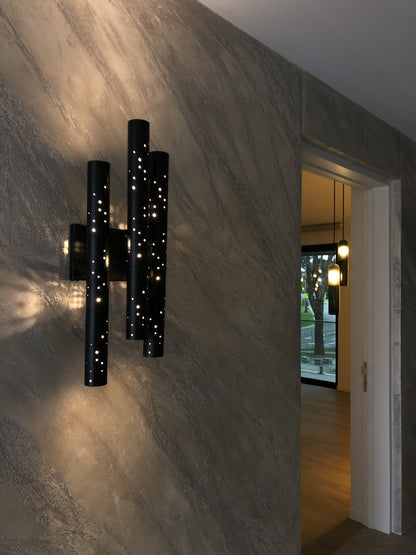 Stardust Triple Fluted Wall Light Wall Light ILANEL