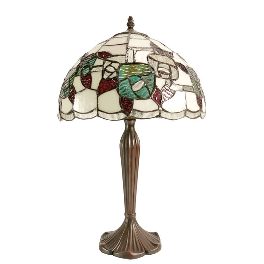Ilona Tiffany Stained Glass Table Lamp Table Lamp G&G Bros