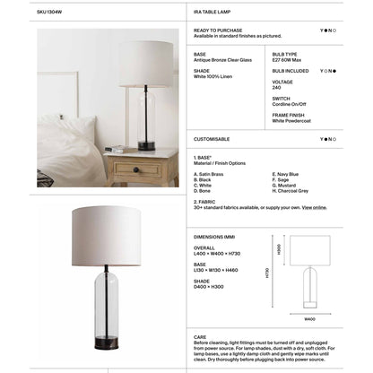 Ira Glass Table Lamp Table Lamp Mayfield Lighting