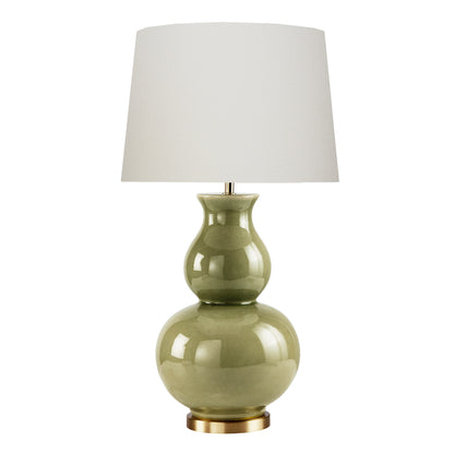 Jasmine Table Lamp - White Table Lamp Bloomingdales Lighting Pistachio New Coconut Linen