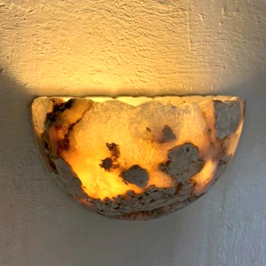 Jumbani Onyx Wall Sconce Wall Light Bisque Interiors