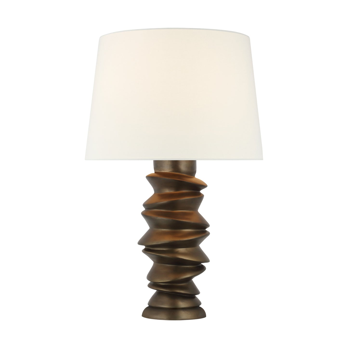 Julie Neill Karissa Medium Linen Table Lamp - Antique Gold Table Lamp Bloomingdales Lighting Antique Bronze  