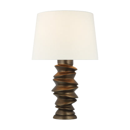 Julie Neill Karissa Medium Linen Table Lamp - Antique Gold Table Lamp Bloomingdales Lighting Antique Bronze  
