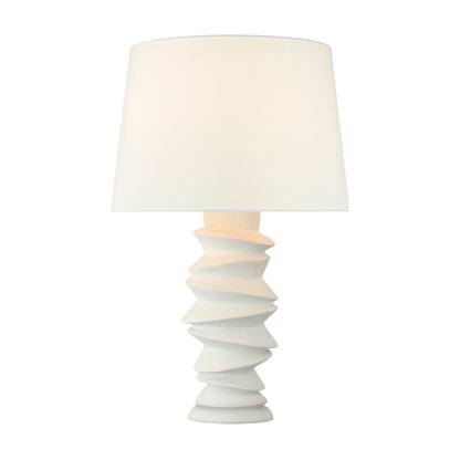 Julie Neill Karissa Medium Linen Table Lamp - Antique Gold Table Lamp Bloomingdales Lighting Plaster White  