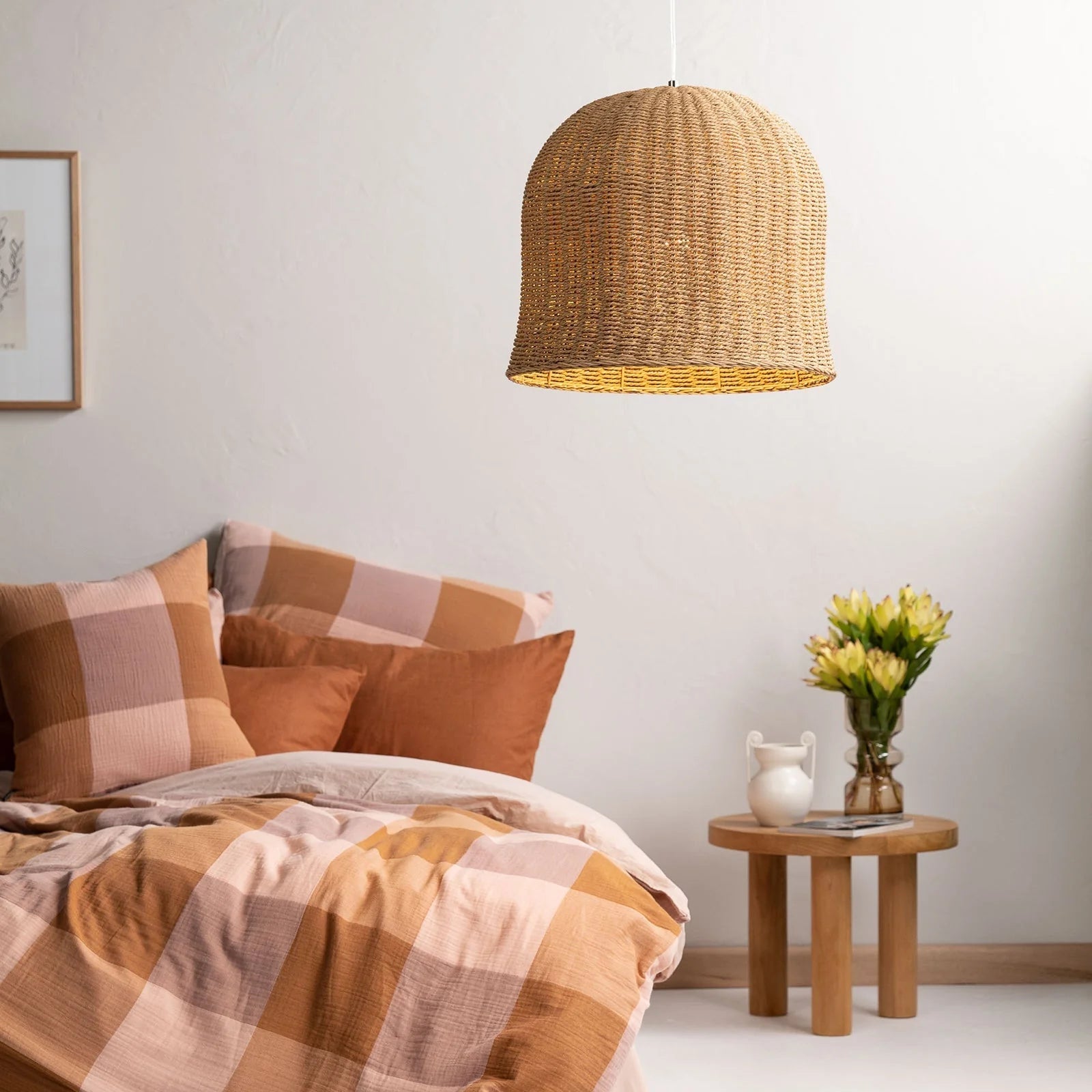 Kiawah Natural Rattan Pendant Light Pendant Light Mayfield Lighting