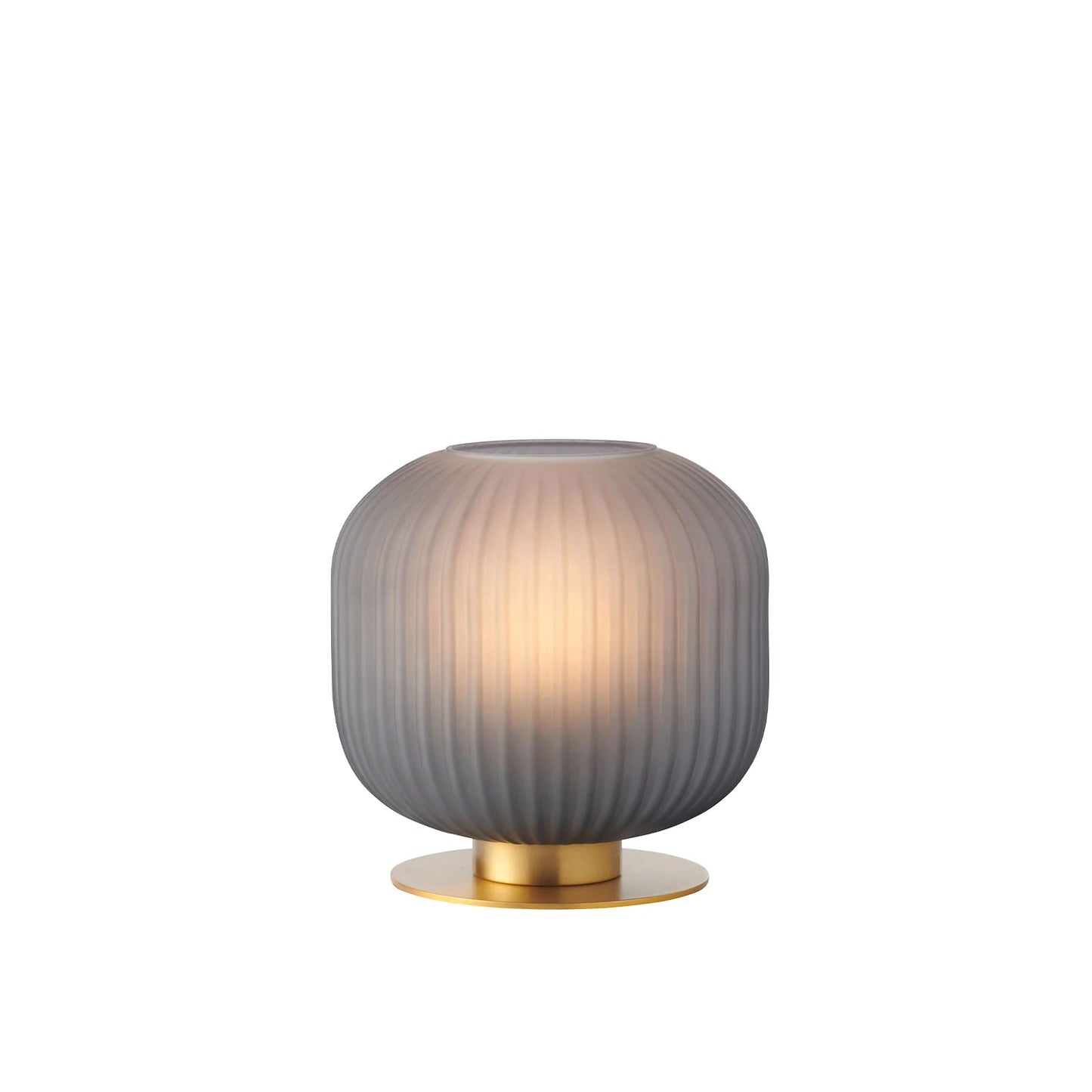 Leone Frosted Glass Desk Lamp - Grey Desk Lamp Mayfield Lighting
