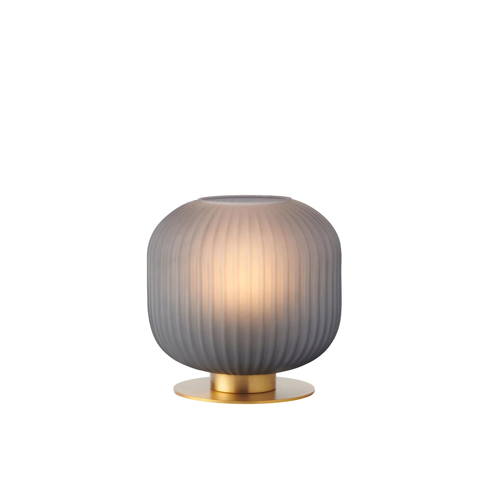 Leone Frosted Glass Desk Lamp - Grey Desk Lamp Mayfield Lighting