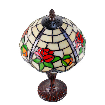 Lola Small Stained Glass Table Lamp Table Lamp G&G Bros