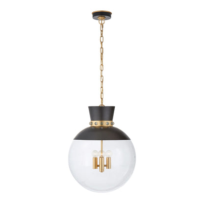 Julie Neill Lucia Large Glass Pendant Light - Matte White Pendant Light Bloomingdales Lighting Matte Black  