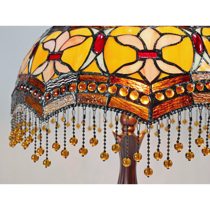 Madonna Beaded Stained Glass Table Lamp Table Lamp G&G Bros