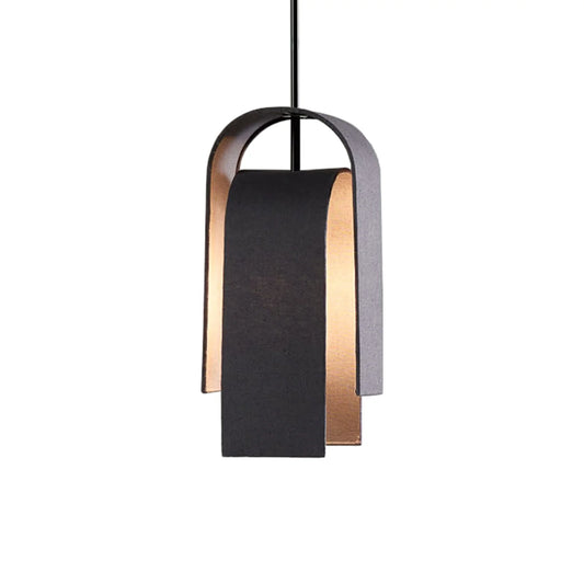 Drape Linen Pendant Light - Slate Grey Pendant Light Mayfield Lighting