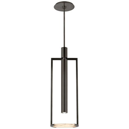 Kelly Wearstler Melange Medium Floating Alabaster Disc Pendant Light - Brass Pendant Light Bloomingdales Lighting Bronze Medium 