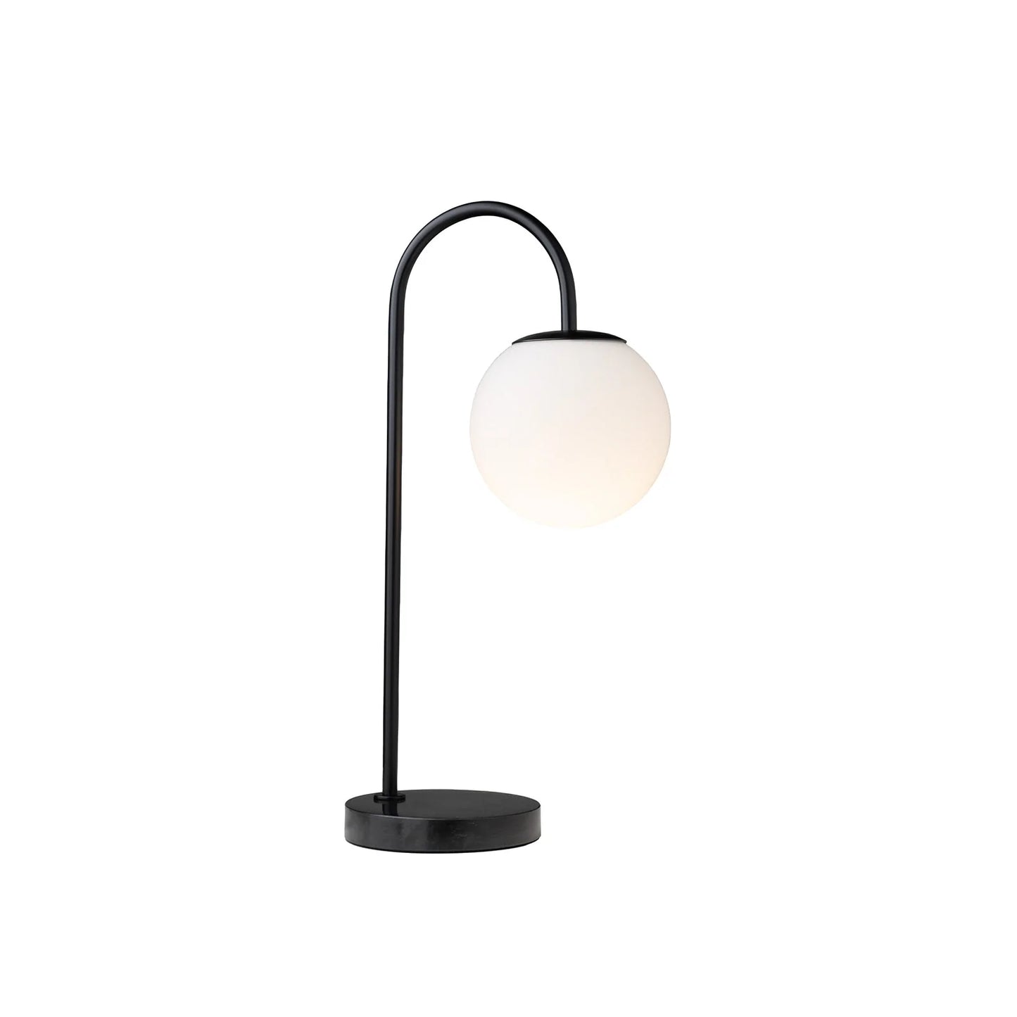 Mintu Angled Marble Desk Lamp Desk Lamp Mayfield Lighting Black