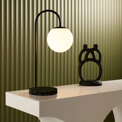 Mintu Angled Marble Desk Lamp Desk Lamp Mayfield Lighting