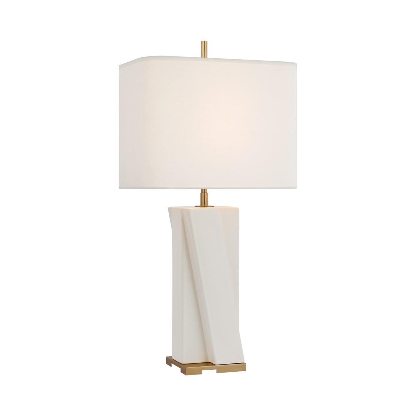 Thomas O'Brien Niki Medium Ceramic Table Lamp - Polar Blue Table Lamp Bloomingdales Lighting Ivory  