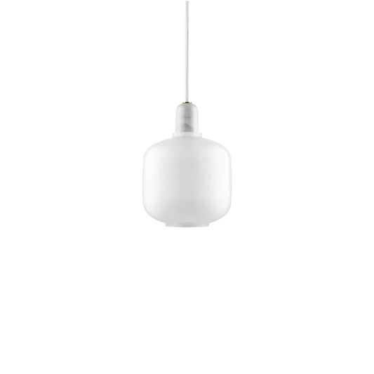 Normann CPH Amp Small Pendant Light Table Lamp Design Mode White Marble