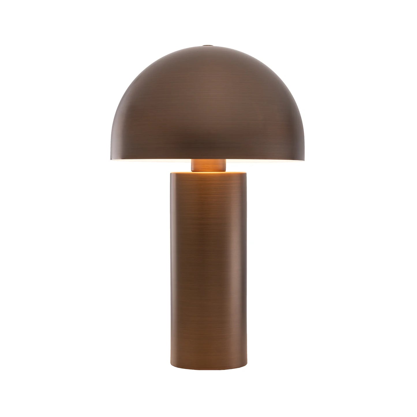 Ore Cylindrical Table Lamp Table Lamp Mayfield Lighting Brushed Bronze