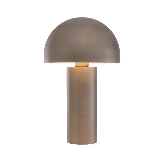 Ore Cylindrical Table Lamp Table Lamp Mayfield Lighting Brushed Nickel