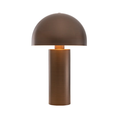 Ore Cylindrical Table Lamp Table Lamp Mayfield Lighting Brushed Bronze