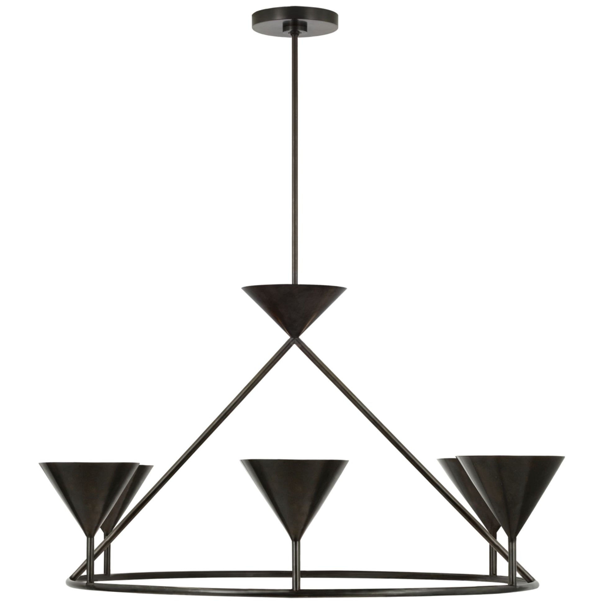 Paloma Contreras Orsay Large Ring Chandelier - Bronze Pendant Light Bloomingdales Lighting   