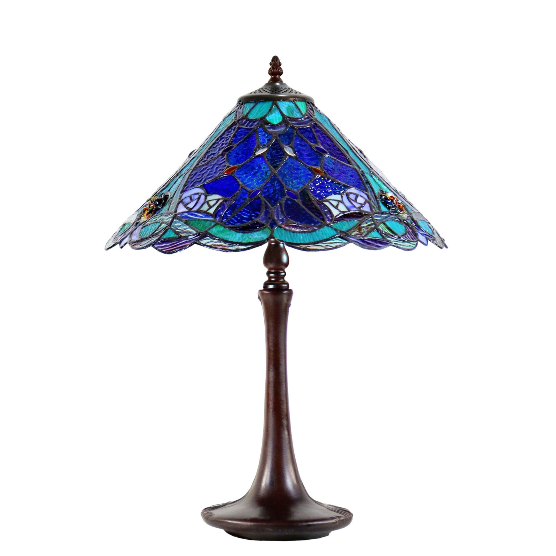 Paloma Stained Glass Table Lamp Table Lamp G&G Bros