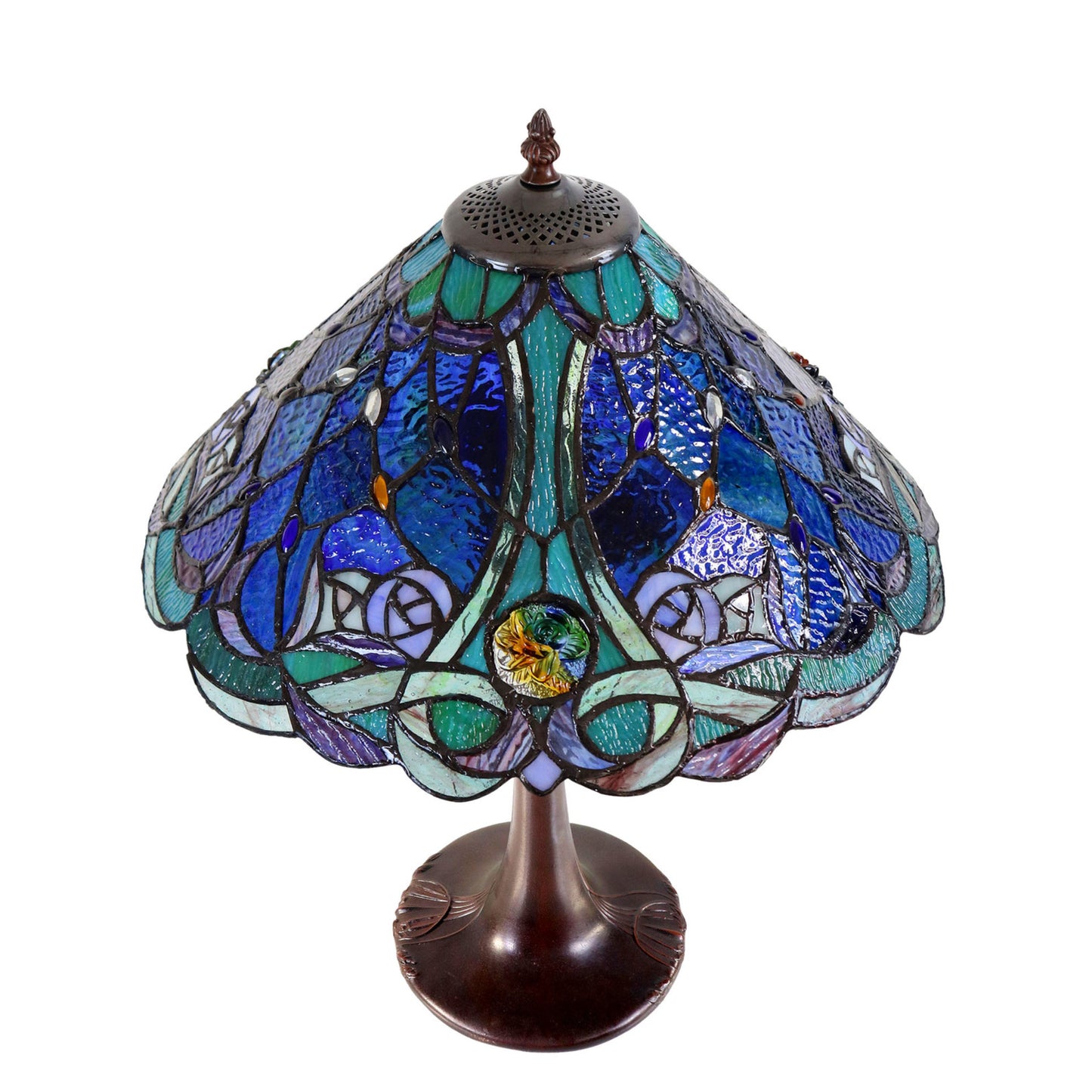Paloma Stained Glass Table Lamp Table Lamp G&G Bros