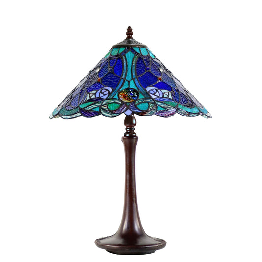 Paloma Stained Glass Table Lamp Table Lamp G&G Bros