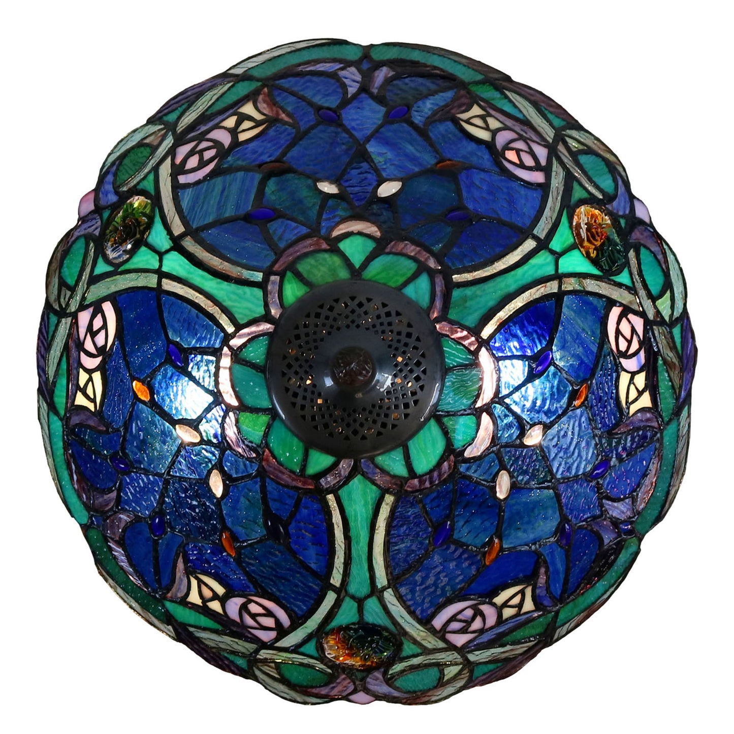 Paloma Stained Glass Table Lamp Table Lamp G&G Bros