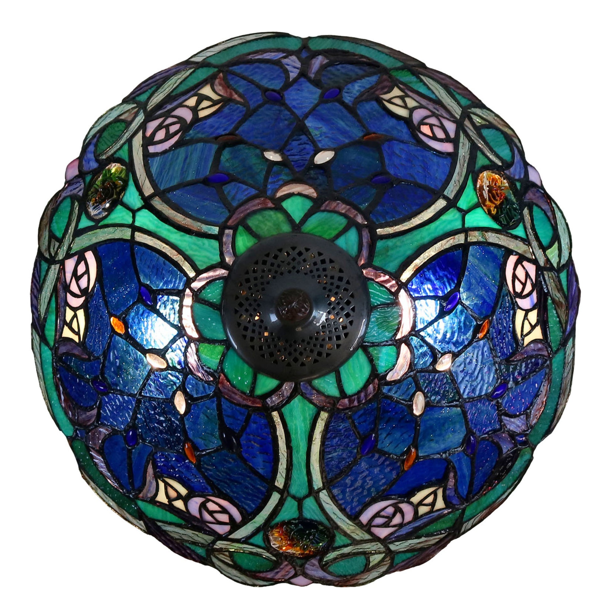 Paloma Stained Glass Table Lamp Table Lamp G&G Bros