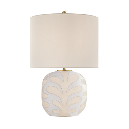 Kate Spade Parkwood Medium Natural Bisque Table Lamp - Cobalt Table Lamp Bloomingdales Lighting White  