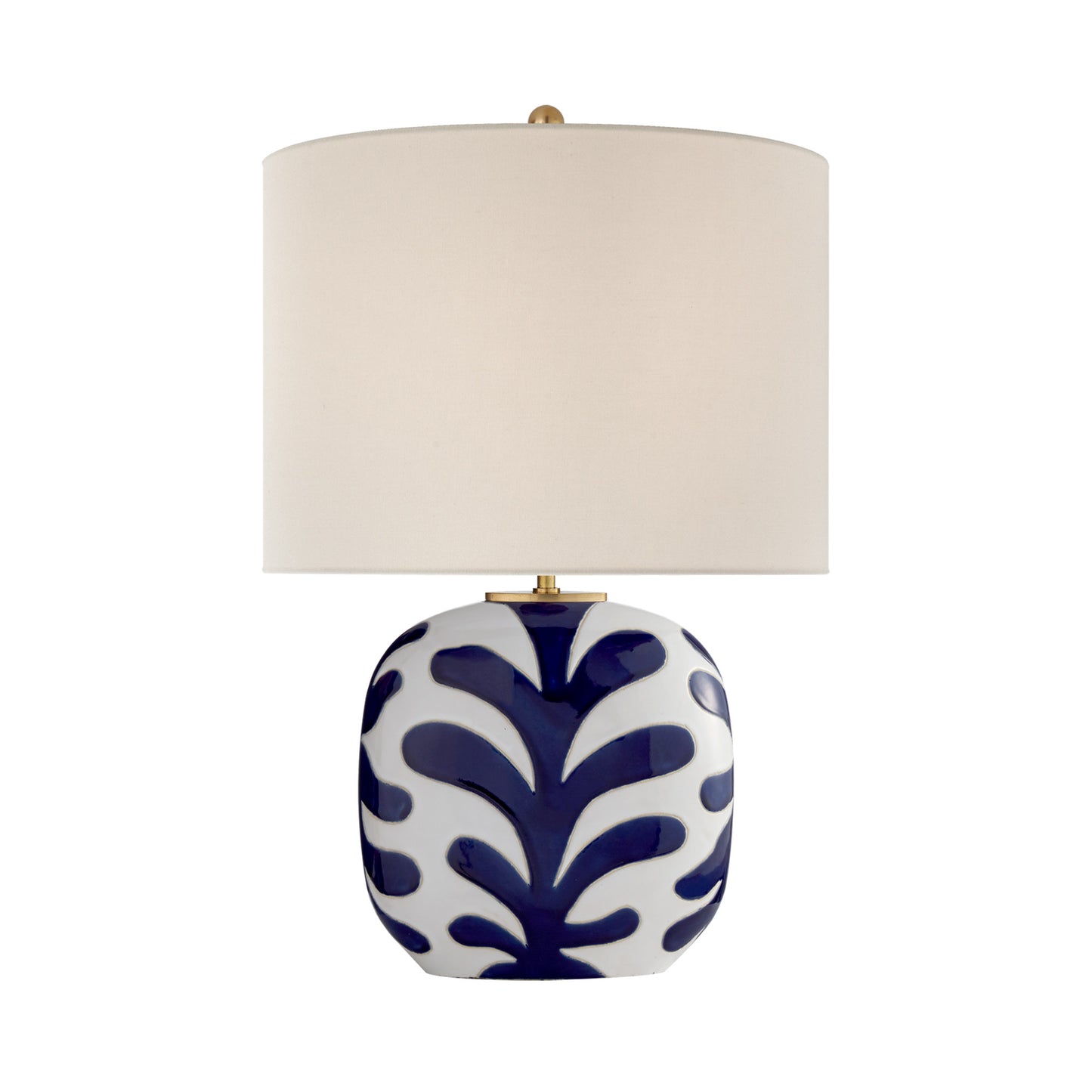 Kate Spade Parkwood Medium Natural Bisque Table Lamp - Black Table Lamp Bloomingdales Lighting Cobalt  