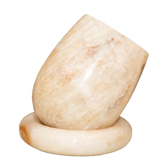 Pemba Onyx Table Lamp Table Lamp Bisque Interiors